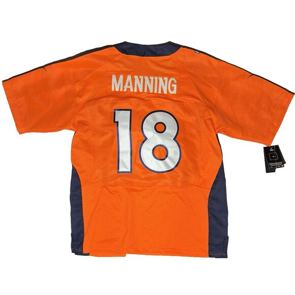 NEW Nike Elite Authentic Peyton Manning Denver Broncos Orange Jersey 48 NWT - Picture 2 of 15